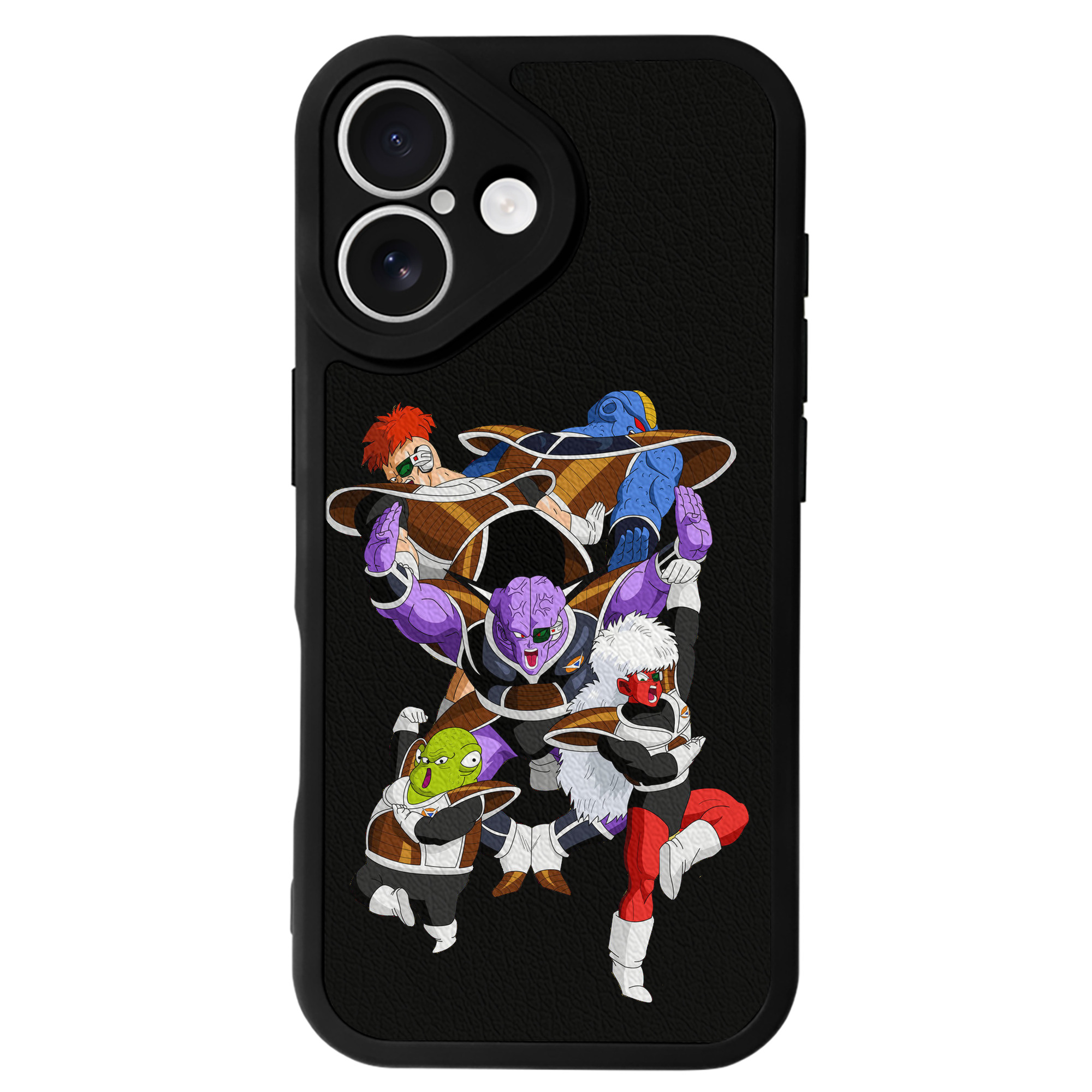 （画像用） ドラゴンボール DRAGON BALL 【iPhone 16シリーズ対応】シリコンスマホケース（レザー調） 材質：シリコン